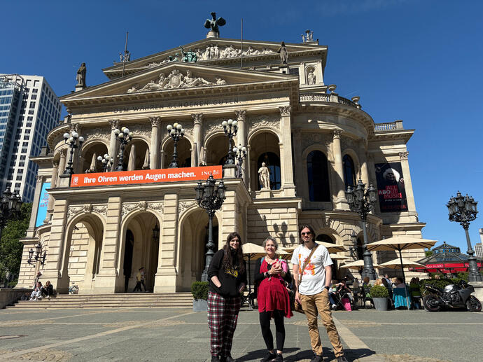 Frankfurt with classmates