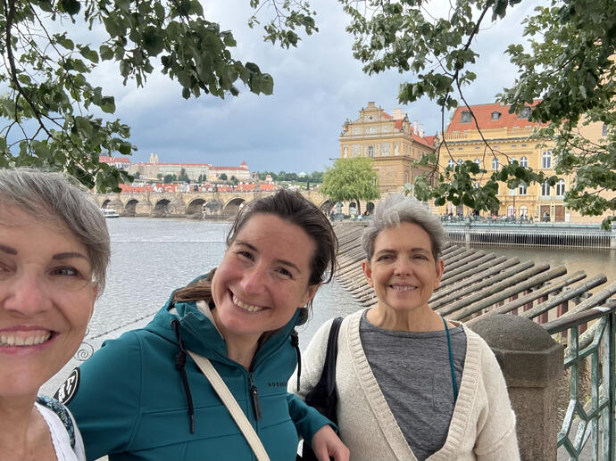 Prague just before the storm