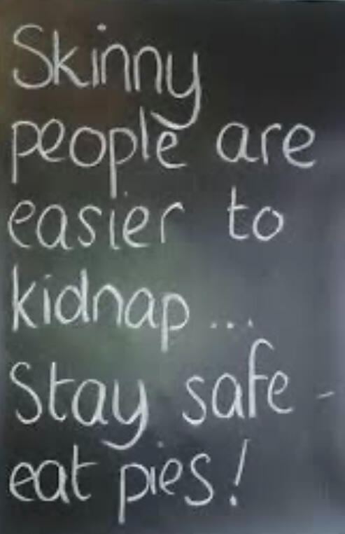 Just sayin'. Thank you, Pie Bar. I love you. Lauren, we will miss you.