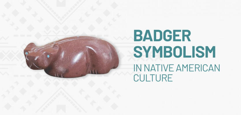 Zuni Carved Badger Fetish, Katchina House, 2022