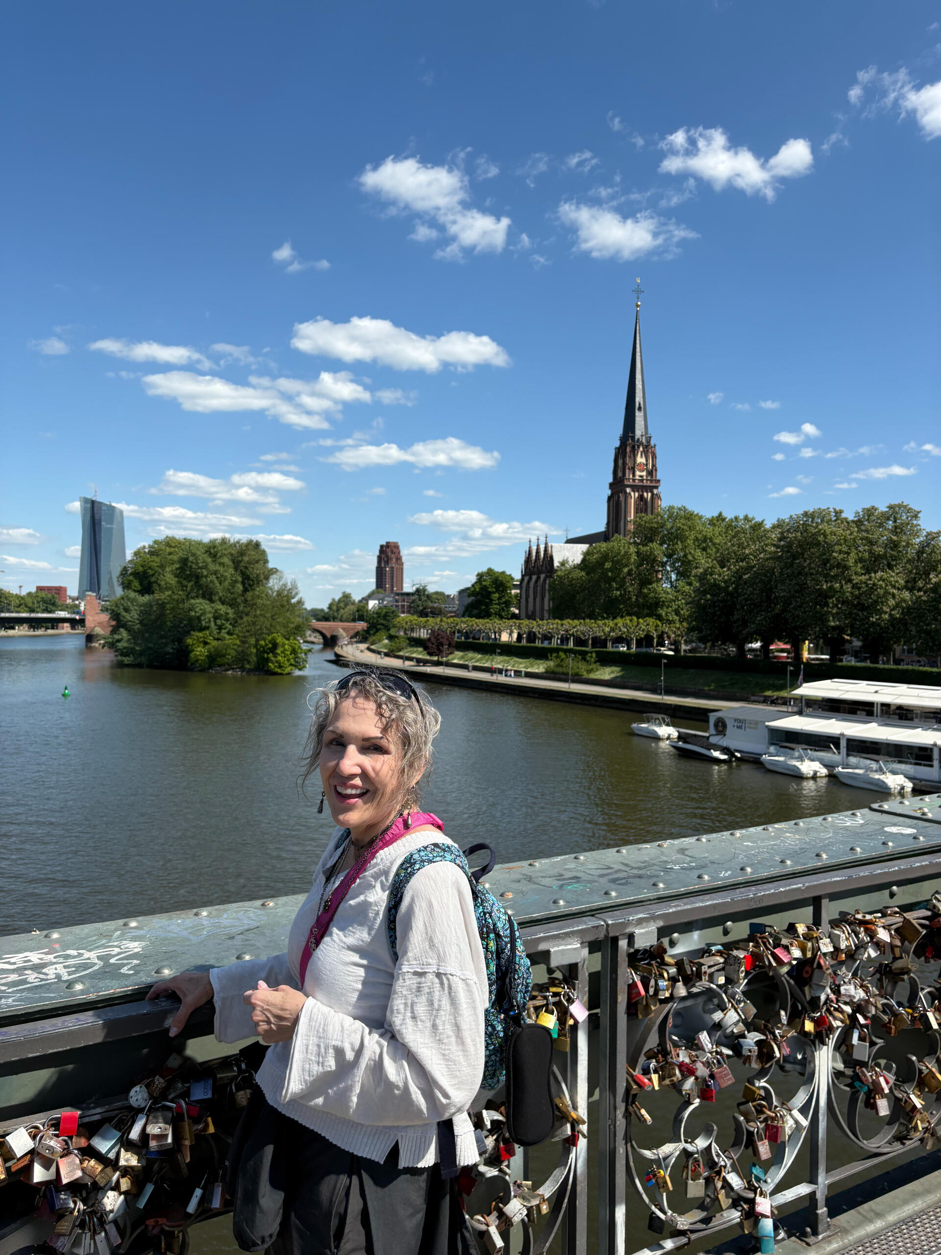 Love Lock Bridge, Frankfurt Germany
